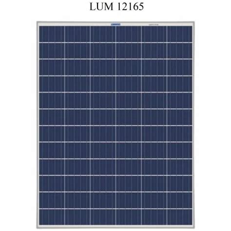 Polycrystalline Luminous Lum Solar Panel W V At Rs