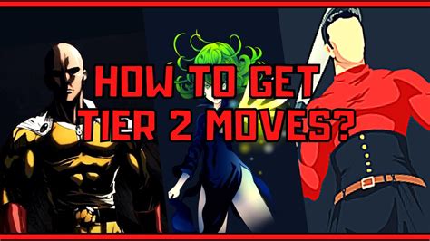 How To Get Tier Moves In One Punch Man Destiny Roblox Youtube