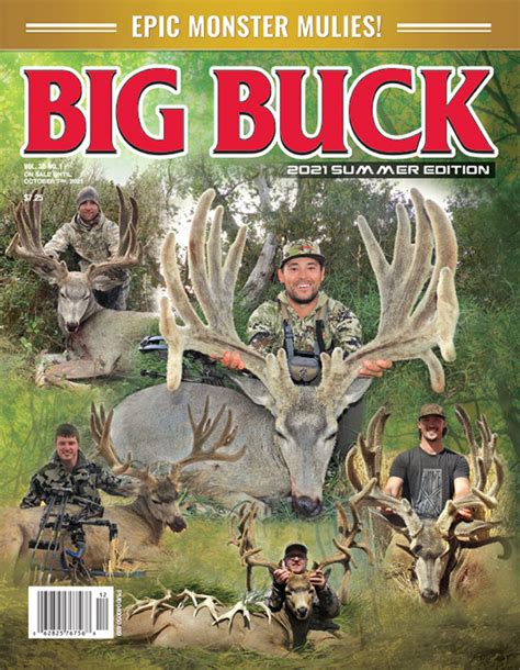 Big Buck Magazine Year Round Deer Hunting Magazine Dedicated To Avid