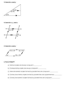 Parallel Lines Quiz By Sweeter Than Pi Tpt