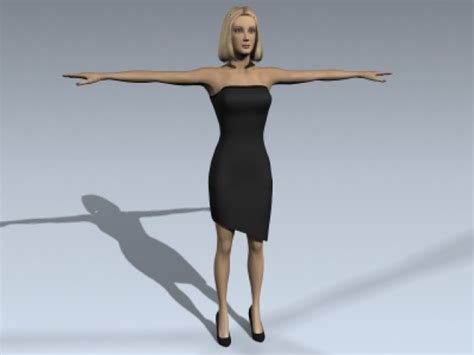 Female Human 1a 3d Model By Mesh Factory