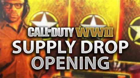 SUPPLY DROP OPENING Call Of Duty WW2 Supply Drops YouTube