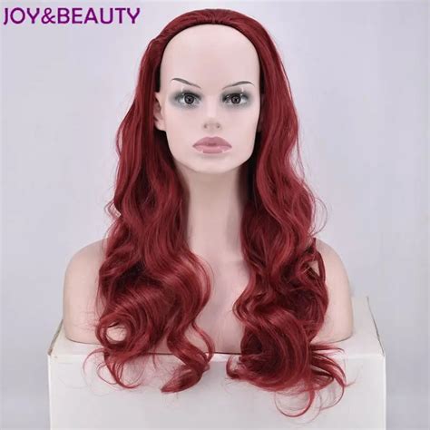 Joyandbeauty Long Wavy Wig Synthetic Hair 24inch High Temperature Fiber