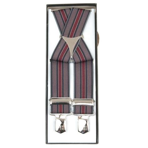 Monochrome Suspenders With Super Clip