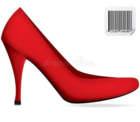 Fashion Woman Red Shoe Vector Stock Illustrations Fashion Woman