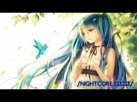 Nightcore Il Avait Les Mots Sheryfa Luna Paroles Youtube