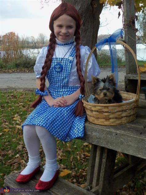 Girl S Dorothy And Toto Halloween Costume Photo 2 4