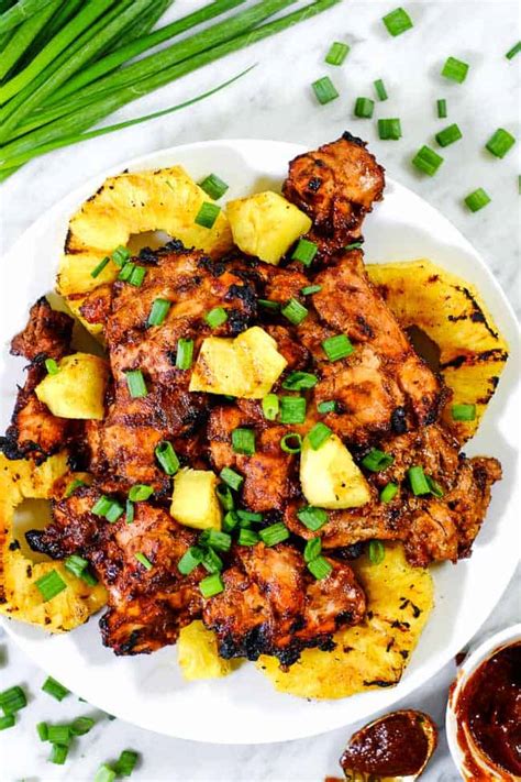 Grilled Pineapple Chicken Paleo Whole30