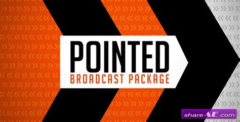 Pointed Broadcast Package Project For After Effects VideoHive