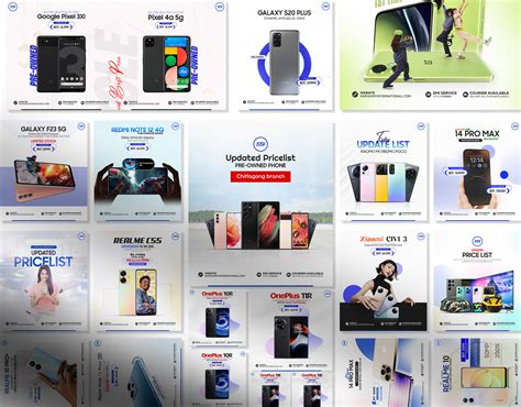 Captivating Mobile Shop Social Media Poster Designs :: Behance