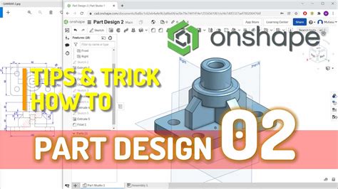 Exercise 02 Onshape Part Design Tutorial For Beginner YouTube