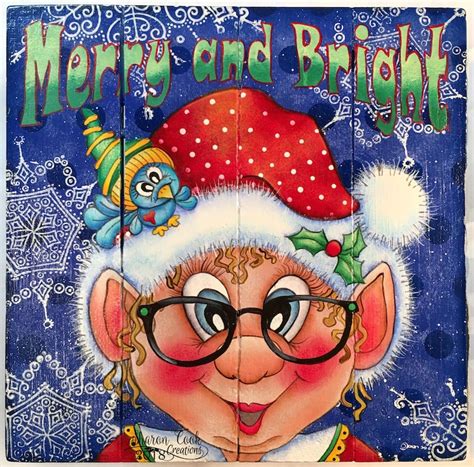 Merry And Brightmingle And Jingleepattern Packets By Sharon Cook Etsy