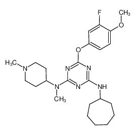 N Cicloheptil 6 3 Fluoro 4 Metoxi Fenoxi N Metil N 1 Metil