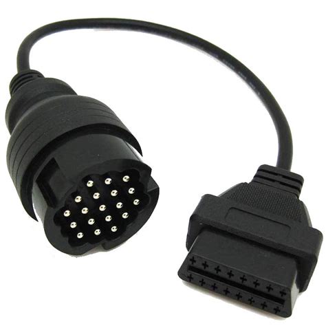 For Porsche 19 Pin To 16 Pin Female OBD2 Diagnostic Connector Adapter