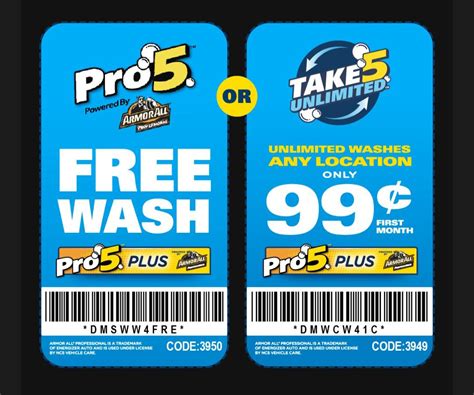 Free Take 5 Car wash - loveitcheap.com