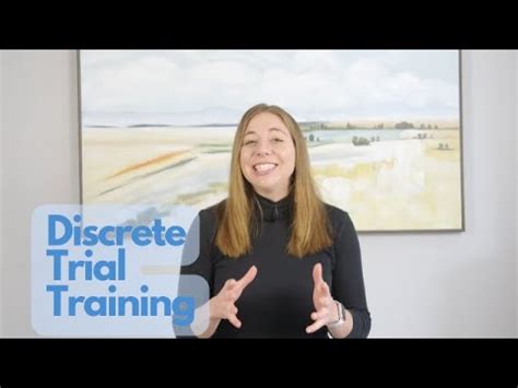 Discrete Trial Training Explained In Simple Terms Youtube