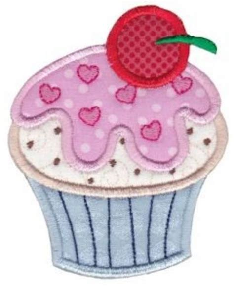 Cupcake Baking Applique Machine Embroidery Design Embroidery Library