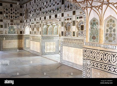 Sheesh Mahal Amber Fort Jaipur India Hi Res Stock Photography And