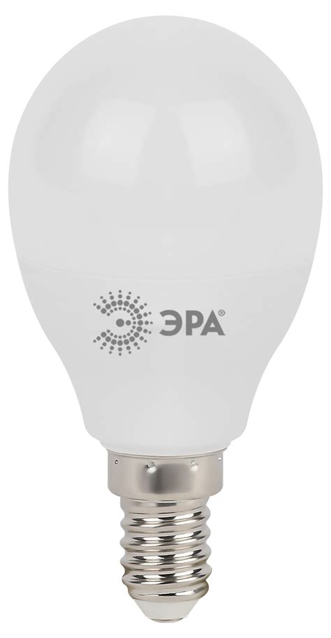 Лампочка светодиодная ЭРА STD LED P45 11W 840 E14 E14 Е14 11Вт шар