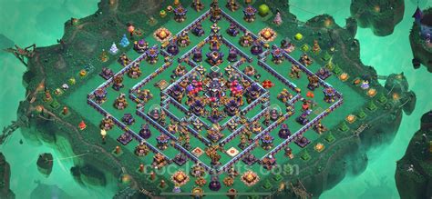 Farming Base Th15 With Link Anti 3 Stars Hybrid Clash Of Clans 2024