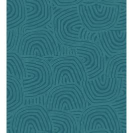 Venation Wallpaper In Teal By Ohpopsi Jane Clayton