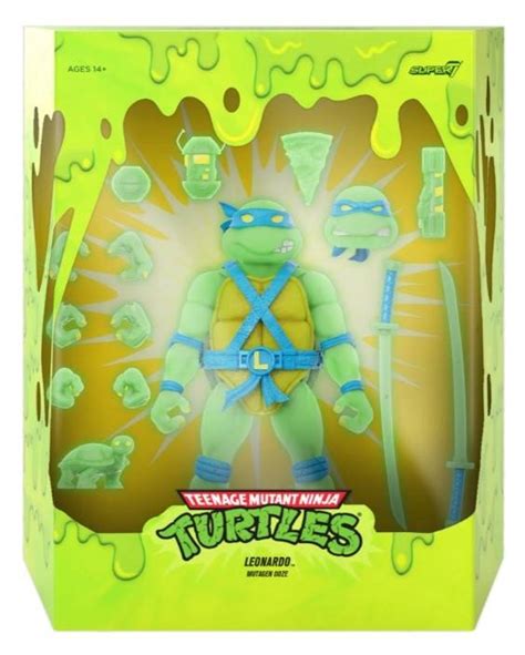 May228881 Tmnt Ultimates Leonardo Mutagen Ooze Glow Fig Previews World