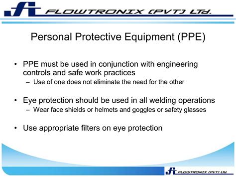 Welding Safety Training Ppt