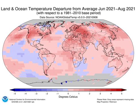 Assessing The Global Climate In August News National Centers