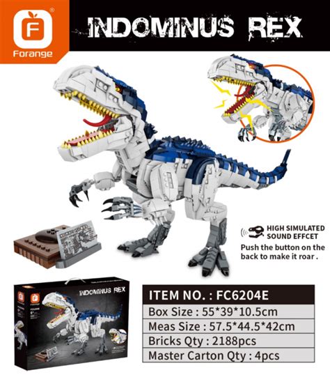 Bluebrixx Sets 104017 Indominus Rex With Sound