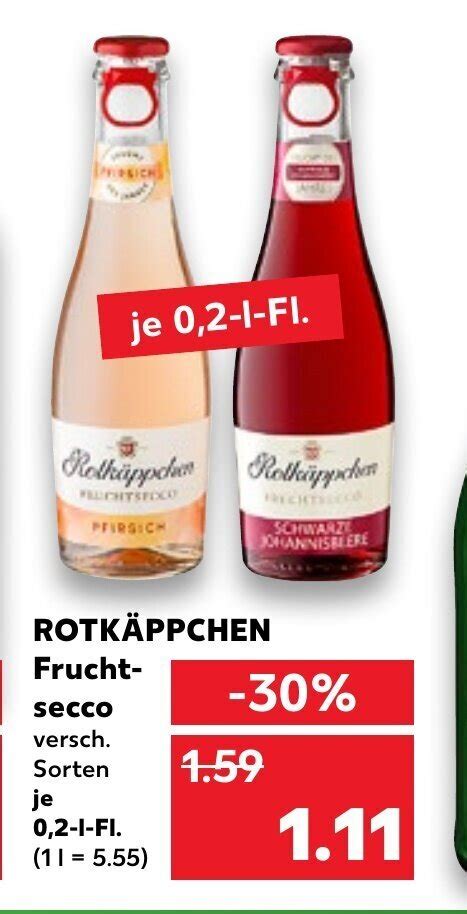 Rotk Ppchen Frucht Secco Tilbud Hos Kaufland