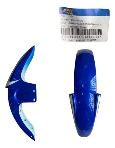 Guardafango Delantero Ek Xpress Azul Original MercadoLibre