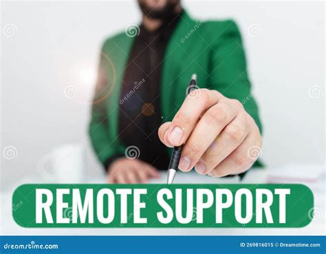 Conceptual Display Remote Support Conceptual Photo Help End Users To