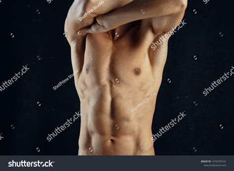 Sexy Man Muscular Naked Torso Gym Stock Photo Shutterstock