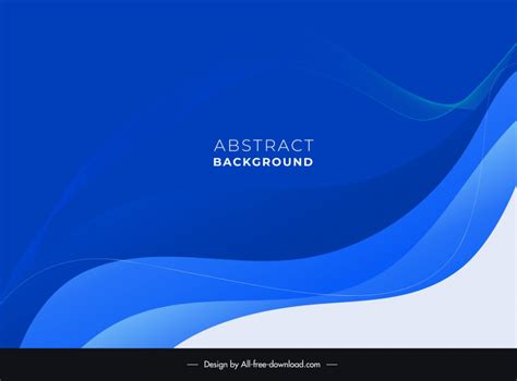 Abstract Background Template Elegant Curved Lines Vectors Images