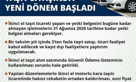 Otomobil Al Sat Yapanlar Dikkat Kinci El Ara Sat Yla Ilgili Yeni