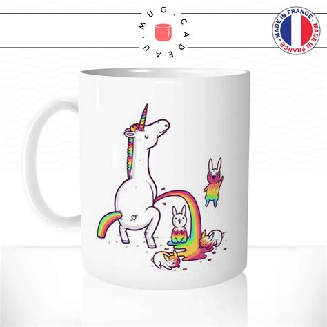 Mug Licorne Lapin Dr Le Animaux Licorne Mug Cadeau