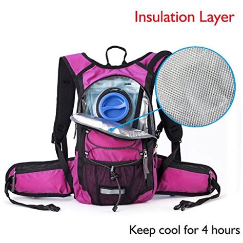 Miracol Hydration Backpack With 2l Water Bladder Insulated Water