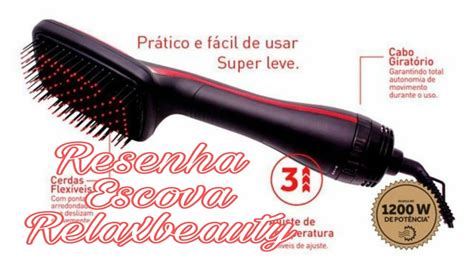 Resenha Da Escova Relaxbeauty Avon Seca E Alisa Youtube