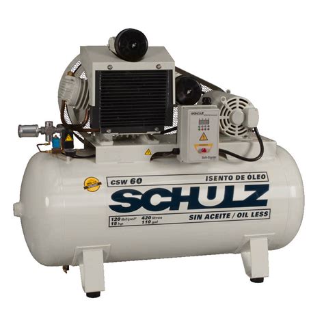 Schulz Oilless Air Compressor Csw Hp Cfm Swing