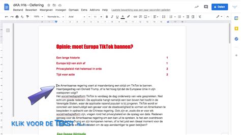 Google Docs Inhoudsopgave Youtube