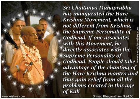 Quotes By Srila Prabhupada On The Hare Krishna Movement Hare Krishna