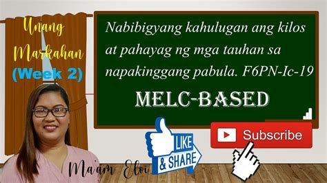 Nabibigyang Kahulugan Ang Kilos At Pahayag Ng Mga Tauhan Sa