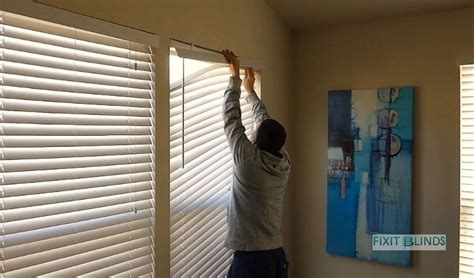 How To Fix Broken Or Bent Window Blinds Blinds Fixing Guide