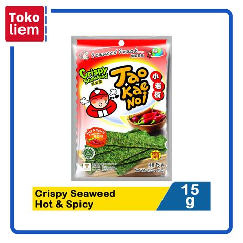 Jual Tao Kae Noi Crispy Seaweed Hot Spicy 15G Shopee Indonesia