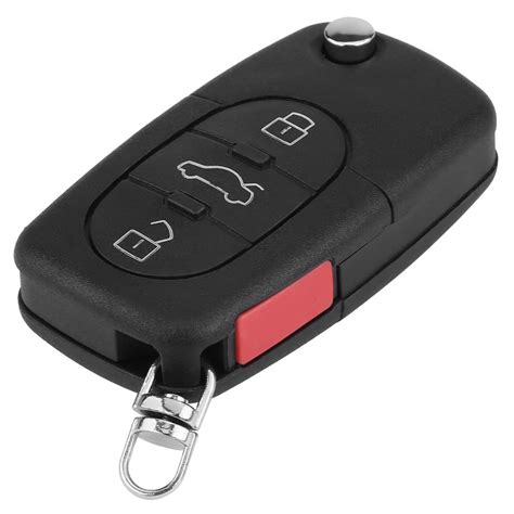 Acheter 4 Bouton Flip Uncut Entry Remote Key Fob 315MHz ID48 Puce Pour