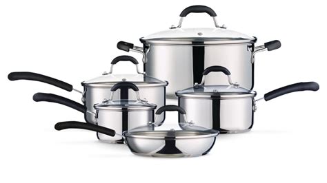 Master Chef Stainless Steel Cookware Set 10 Pc Canadian Tire