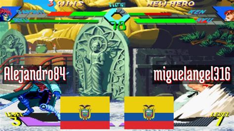 X Men Vs Street Fighter Ft Alejandro Ec Vs Miguelangel Ec