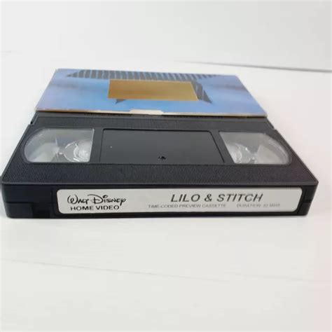 Walt Disney Lilo And Stich Time Coded Preview Cassette Vhs Video Demo