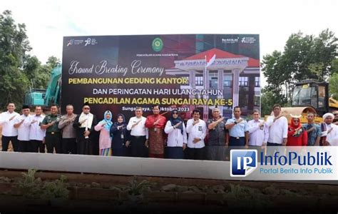 Infopublik Sekda Kubu Raya Letakkan Batu Pertama Pembangunan Kantor