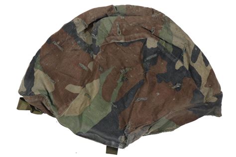 Authentic Us Army Pasgt Helmet Cover Woodland M81 Bdu Camouflage